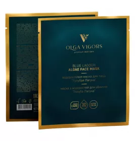 *Маска для обличчя Vigor з водоростей Блакитна лагуна №1