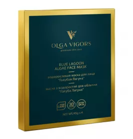 *Маска Vigor з водоростей для обличчя Голуба лагуна №4