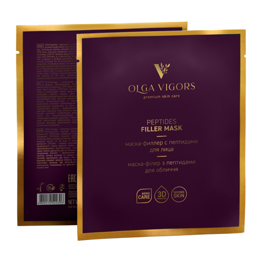 *Маска-філер Vigor з пептидами для обличчя №1