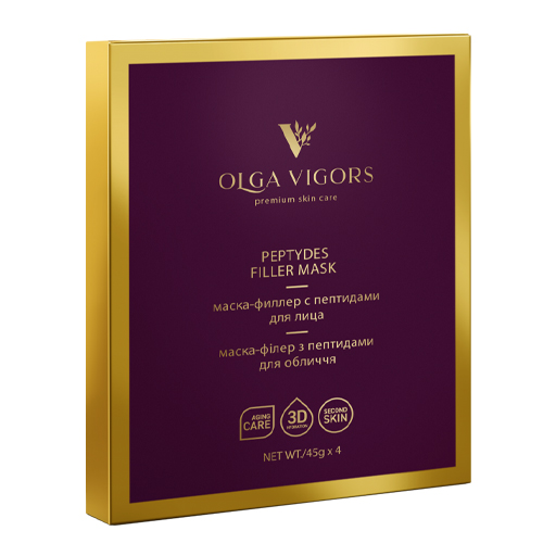 *Маска-філер для обличчя Vigor з пептидами №4