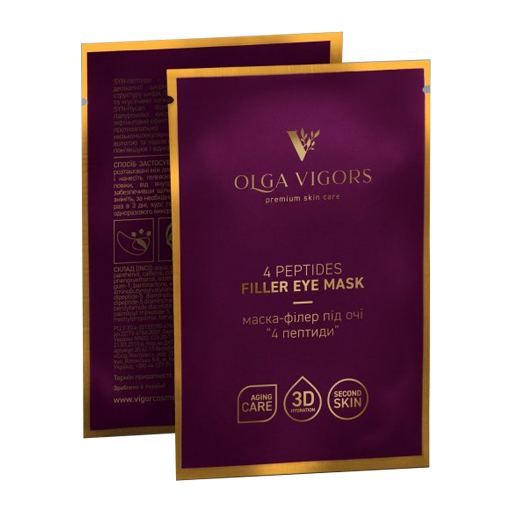 *Маска-філер для шкіри навколо очей Vigor 4 Пептида №1