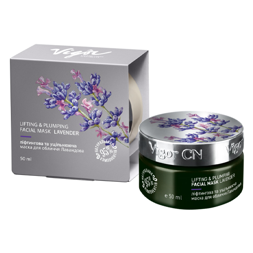 *Маска для обличчя Vigor Лавандова ліфтингова та ущільнююча 50мл