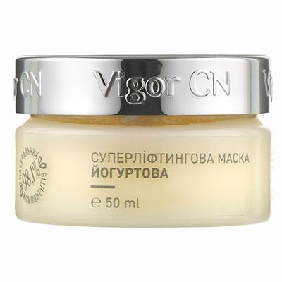 *Маска для обличчя Vigor Суперліфтингова йогуртова 50мл