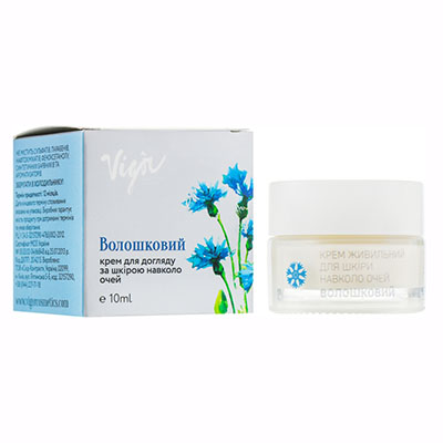 Крем Vigor живильний для шкіри навколо очей Волошковий 10мл