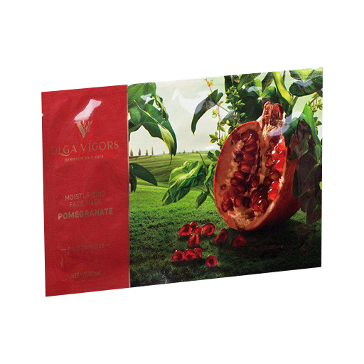 *Маска Vigor зволожуюча для обличчя Гранат №1