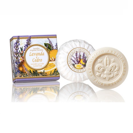 Мило тверде SAF лаванда та кедр 100г