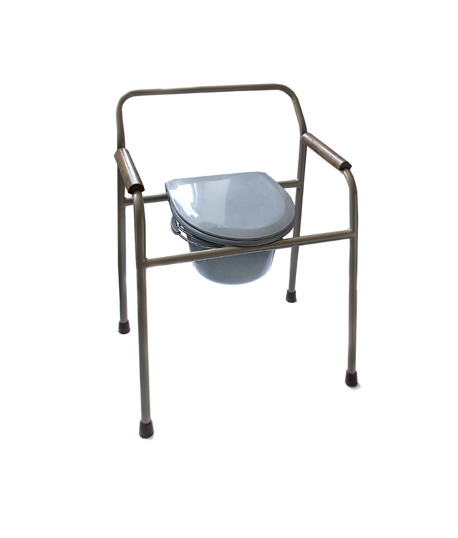 *Стул-туалет Medok ПРЕМИУМ с санитарным оснащением стальной, нерегулируемый по высоте MED-04-005