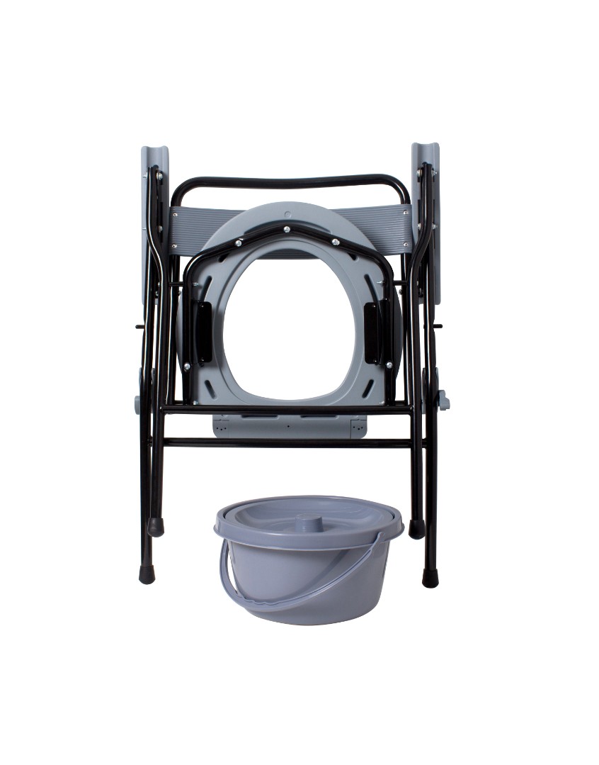 Стілець-туалет Ridni з санітарним обладнанням складаний, нерегульований по висоті KJT710B