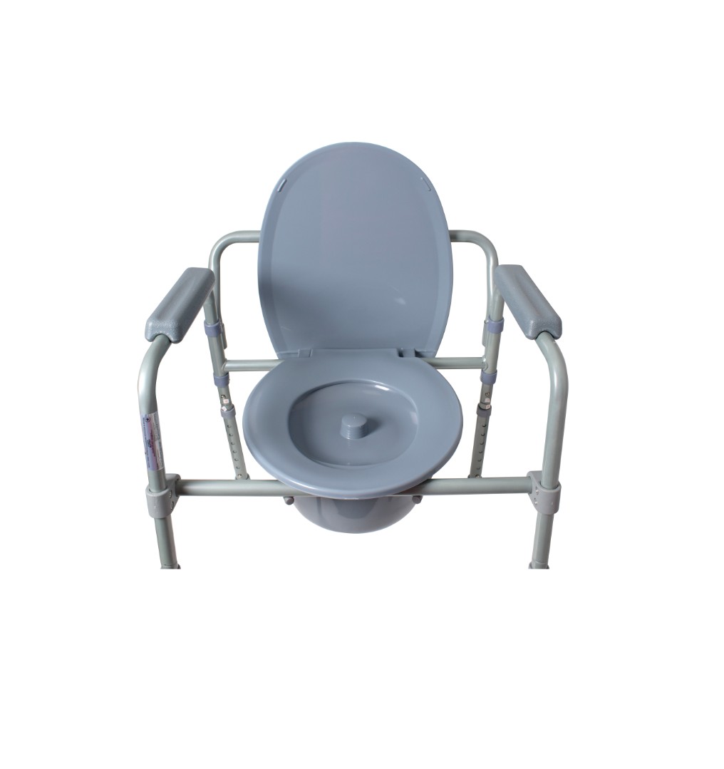 *Стул-туалет Ridni с санитарным оборудованием регулируемый по высоте, складной KJT717