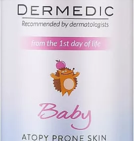 Крем-гель Dermedic Emolient Linum Baby для тіла та волосся при сухій атопичній або схильної до алергії шкіри (з 1 -го дня життя) 200мл