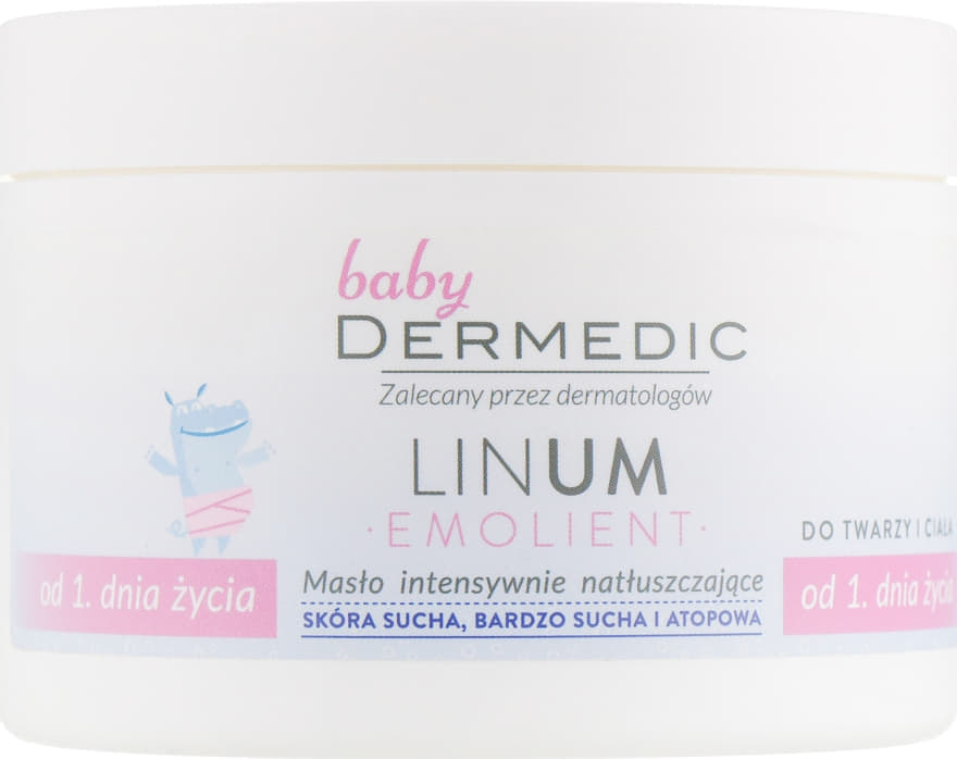Олія Dermedic Emolient Linum Baby Ультраживильна ліпідовідновлююча для немовлят (з 1-го дня життя) 225мл