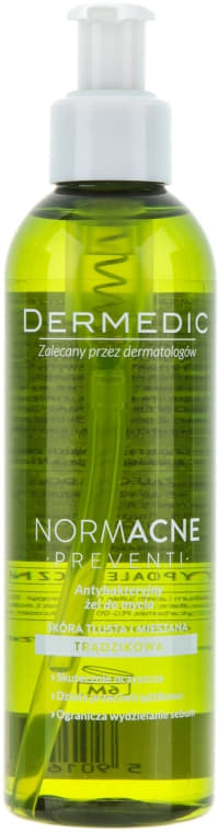 Гель Dermedic Normacne Антибактеріальный очищуючий 200мл