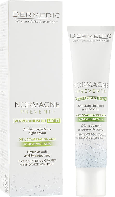 Крем Dermedic Normacne Нічний усуваючий дефекти шкіри 40мл