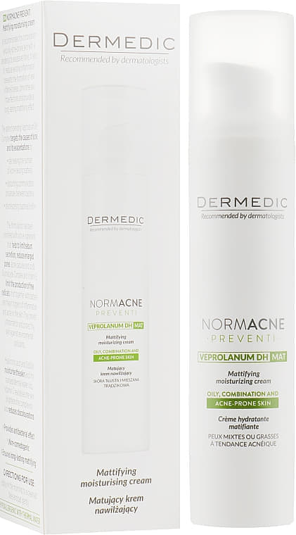 Крем-основа Dermedic Normacne Матуючий зволожуючий для обличчя 40мл