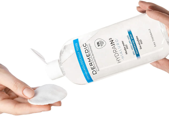 *Мицеллярная вода Dermedic Hydrain3 Hialuro H2O для обезвоженной сухой кожи 200мл