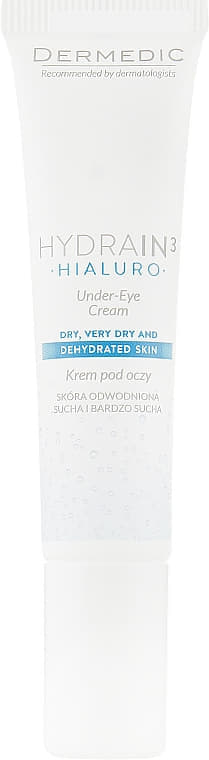 *Гидрокрем Dermedic Hydrain3 Hialuro Гиаулуроновый под глаза 15г