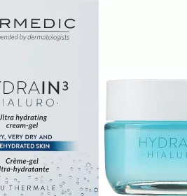 *Крем-гель Dermedic Hydrain3 Hialuro Гиалуроновый ультра увлажняющий 50г