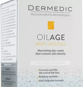 Крем Dermedic Oilage Денний живильний відновлюючий пружність шкіри 50г