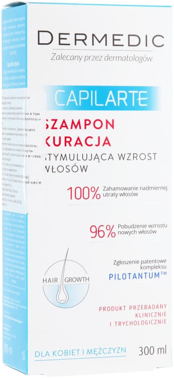 Шампунь Dermedic Сapilarte Терапевтичний активуючий ріст волосся 300мл