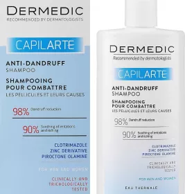 Шампунь Dermedic Сapilarte проти лупи 300мл