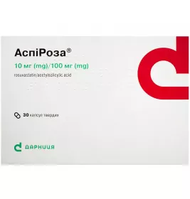 Аспіроза-Дарниця капс.тв. 10мг/100мг №30