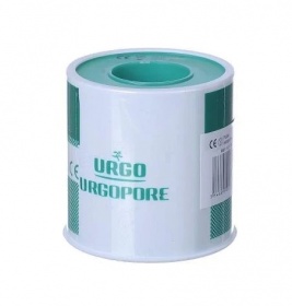 *Лейкопластир УРГО котушка Ургопор паперовий 5см*5м