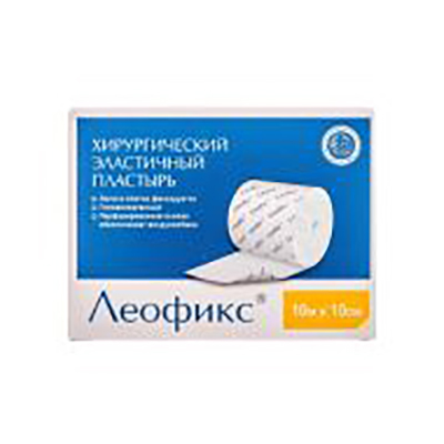 *Лейкопластир ЛЕОФІКС хір.эласт.нетк.10смх10м №1