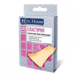 *Лейкопластырь H Dr.House набор Еластичні 7,2 см*2,3 см тканая основа №20
