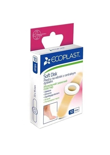 *Набір пластирів ECOPLAST СофтДиск Мозольний захисний №10