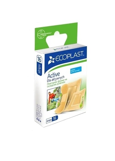 *Лейкопластир ECOPLAST Актив набір медичний еластичний №16