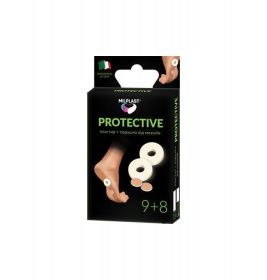 *Лейкопластир Milplast PROTECTIVE пластир+подушка від мозолів №8