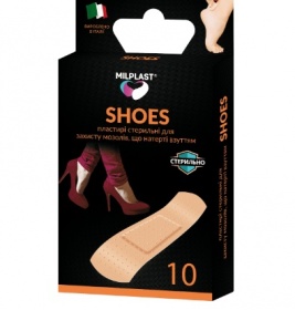 *Лейкопластырь Milplast SHOES от мозолей которые натерла обувь №10