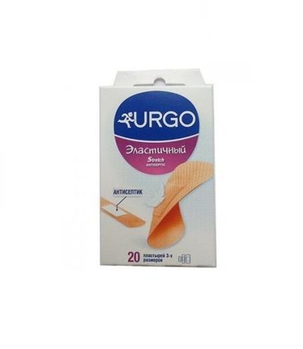 *Лейкопластир УРГО набір еластичний різних розмірів №20