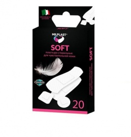 *Лейкопластырь Milplast SOFT для чувствительной кожи стерильный №20