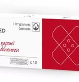 *Лейкопластир Veromed першої мед.допомоги ткан. 19х72мм №10