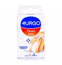*Лейкопластир УРГО стрічковий міцний 1м*6см