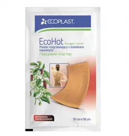 *Лейкопластырь ECOPLAST Перцовый перфорованный 10*18см