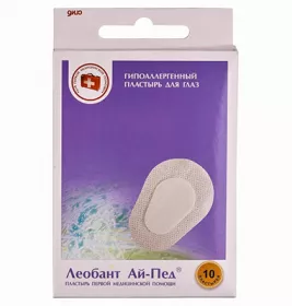 *Лейкопластир ЛЕОБАНТ Ай Пед очний 57х82мм №10