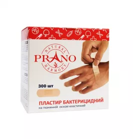 *Лейкопластир PRANO бактеріцидний тканинна основа еластичний 2,5*7,2 см №1 300