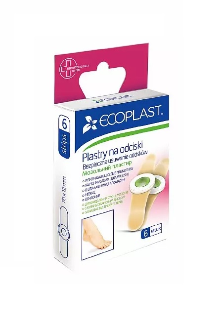Лейкопластир ECOPLAST СаліДиск для видалення мозолів набір №6