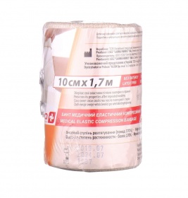 *Бинт LAUMA еластичний Latex Free 10 см*1,7 м