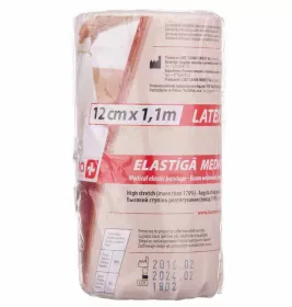 *Бинт LAUMA эластичный Latex Free 12 см*1,1 м