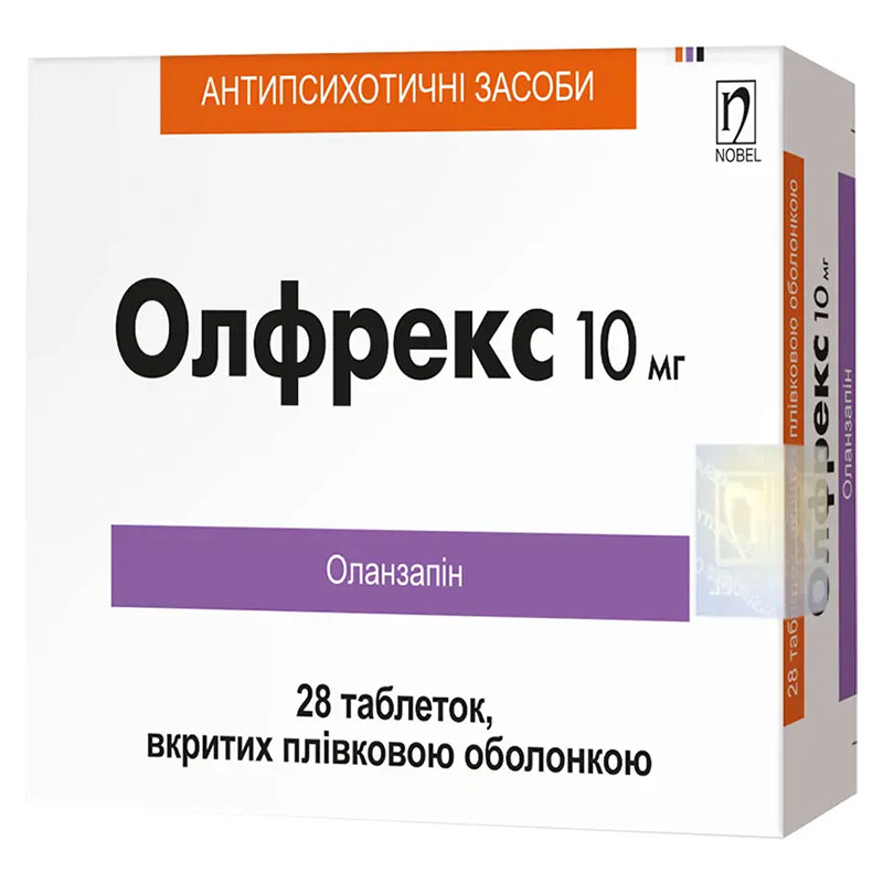 Олфрекс таблетки по 10 мг 28 шт. (14х2) Олфрекс таблетки по 10 мг 28 шт. (14х2)