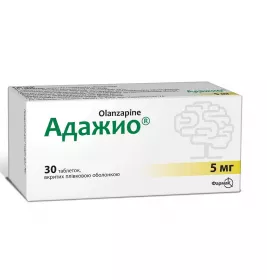 Адажио табл. п/пл. об. 5мг №30 Фармак