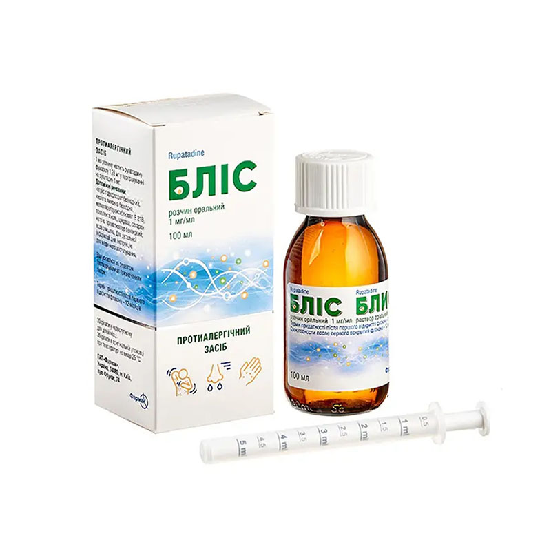 Блиска розчин 1 мг/мл по 100 мл у флаконі 1 шт.