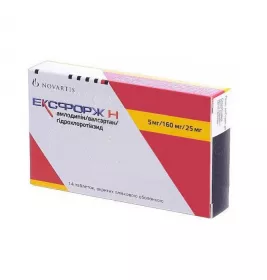 Ексфорж Н таблетки по 10 мг/160 мг/12.5 мг 14 шт.