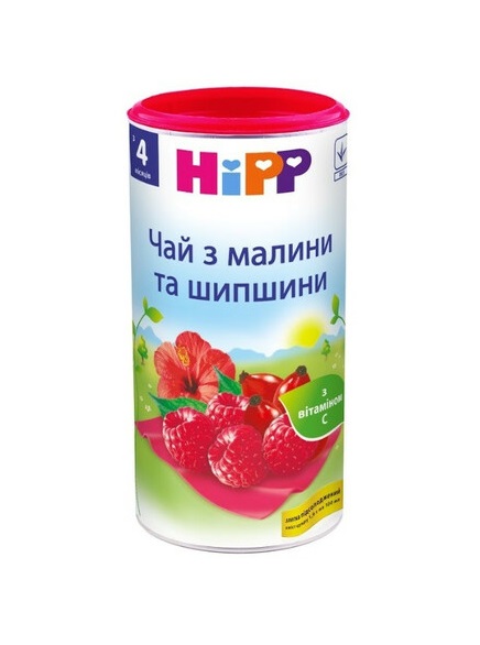 Чай Hipp 3815 из малины и шиповника 200г