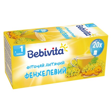 Чай Bebivita 1381 детский фенхелевый ф/п №20 Чай Bebivita 1381 детский фенхелевый ф/п №20