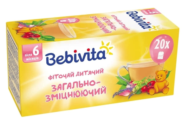 *Чай Bebivita дитячий загальнозміцнюючий 30 г