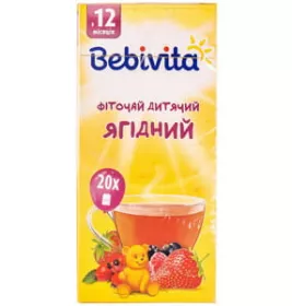 *Чай Bebivita детский ягодный  пак №20